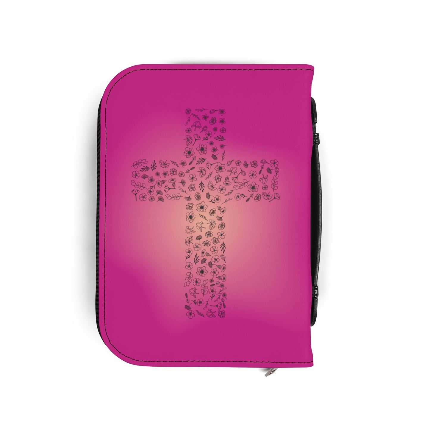 Bible Cover — Pink "I am a child of God" Zippered Bible Case