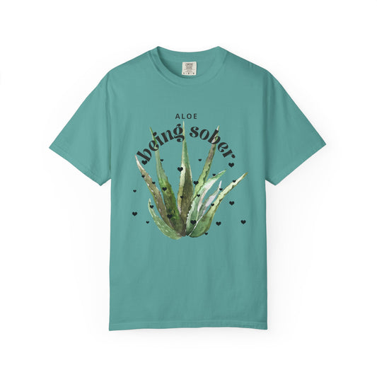 Adult Tee - Aloe being sober