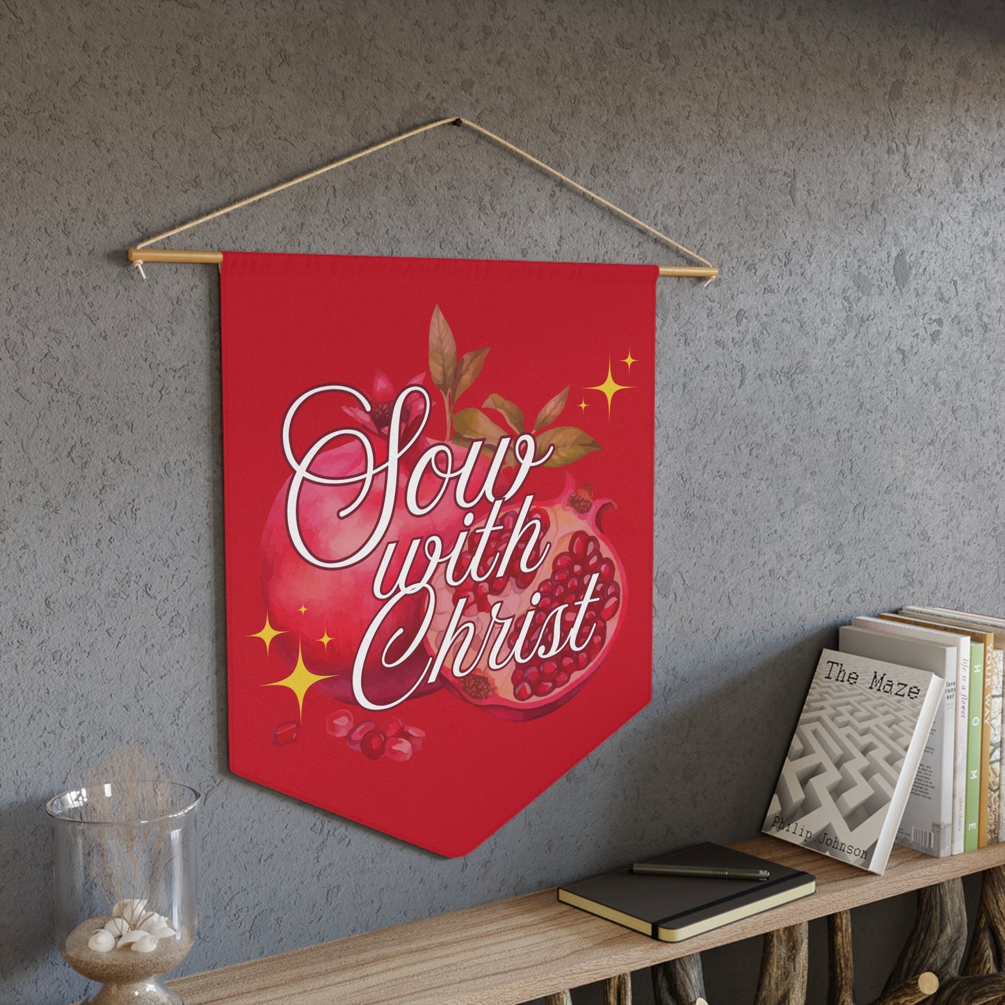 Pennant — Sow with Christ