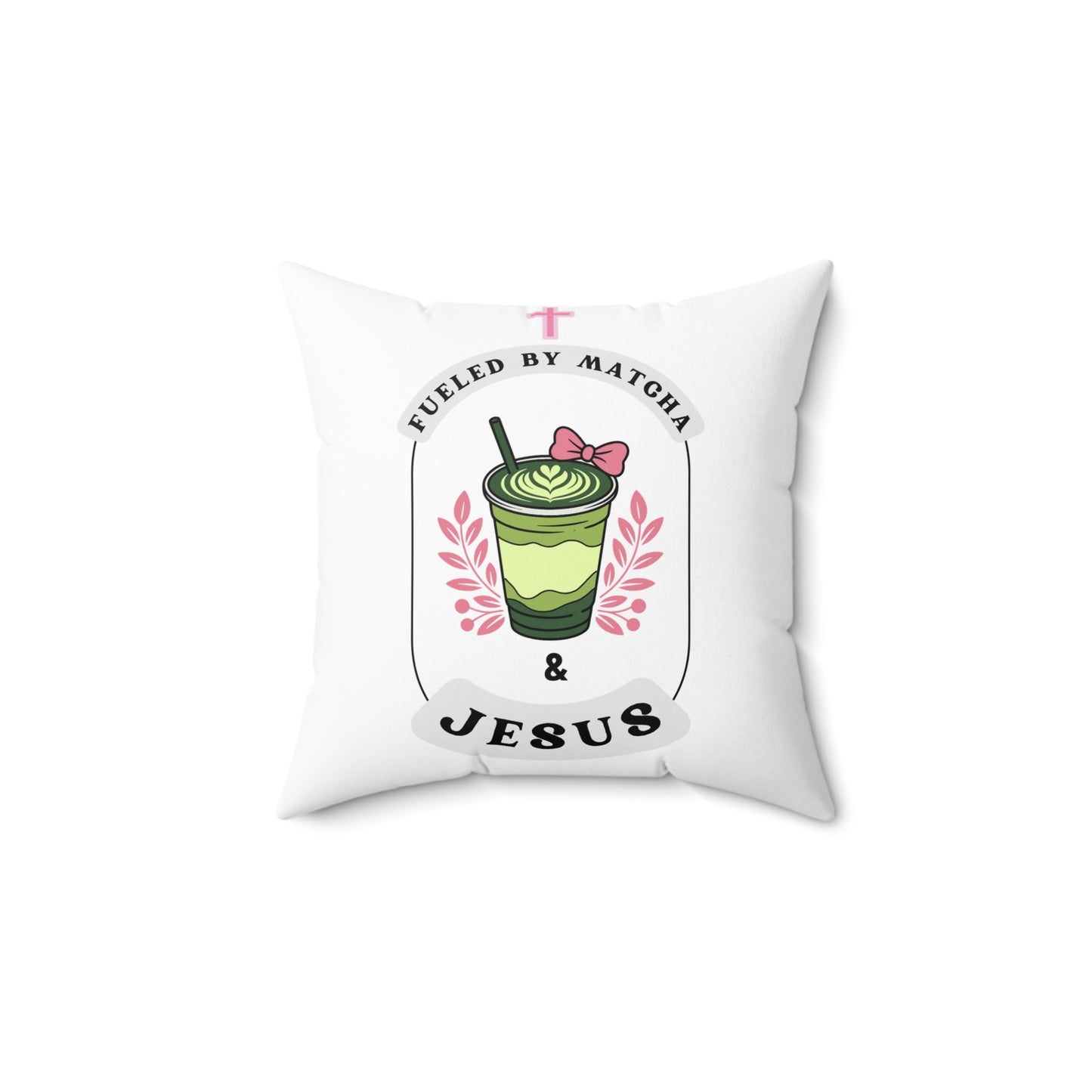 Throw Pillow- Matcha & Jesus