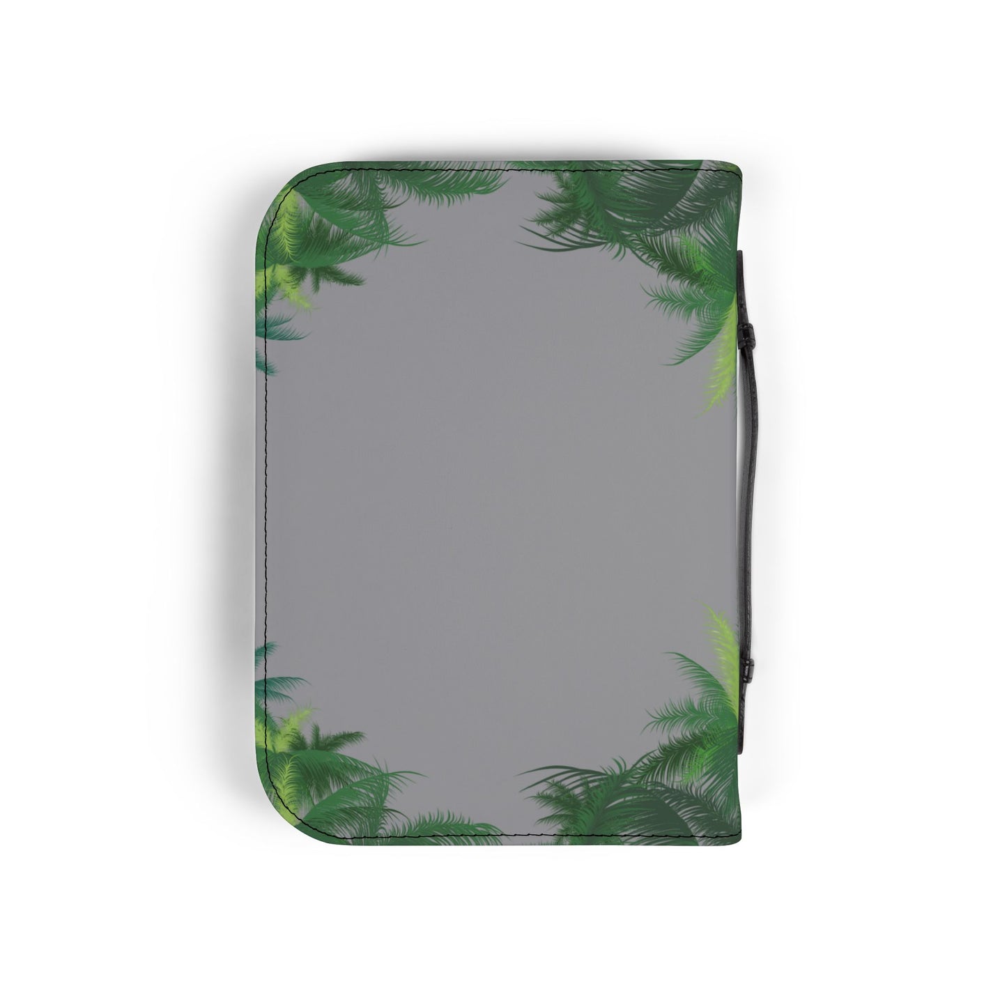 Bible Cover — Grey "Wave your faith high" Zippered Bible Case