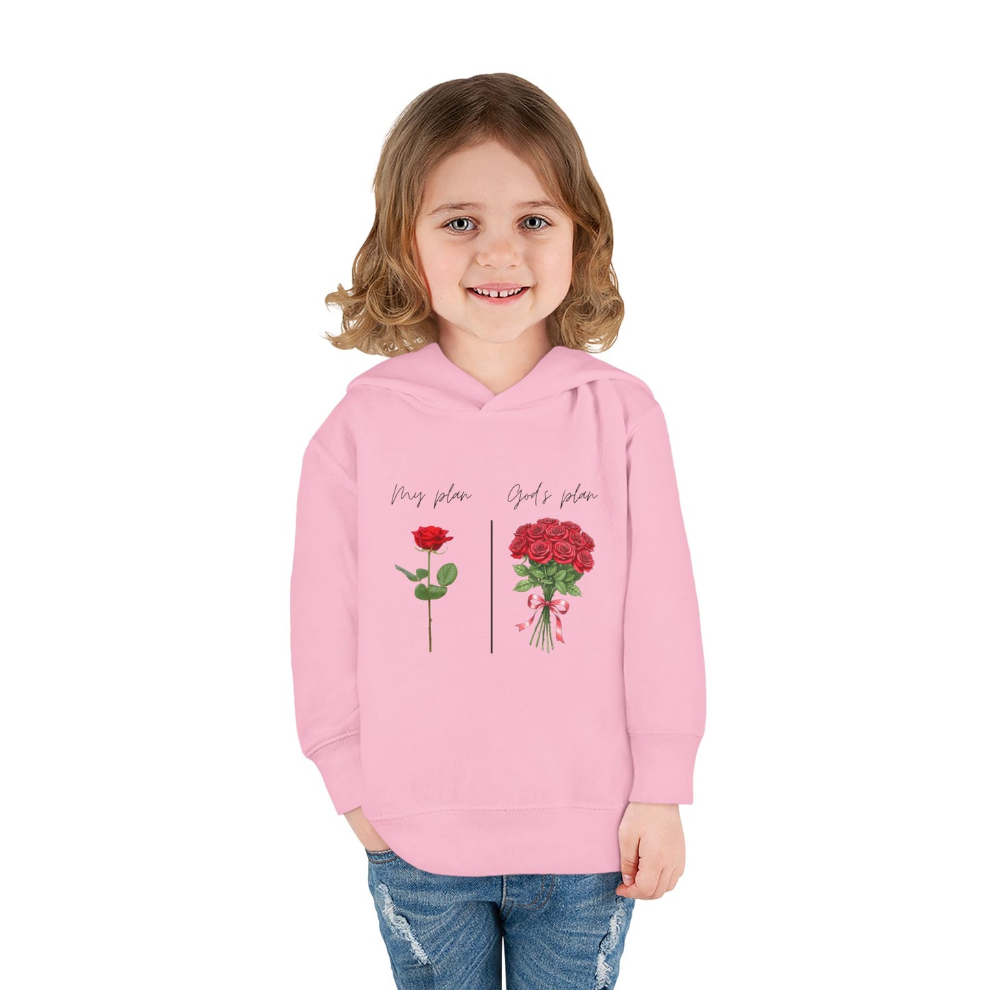 Toddler Hoodie — "God's plan"