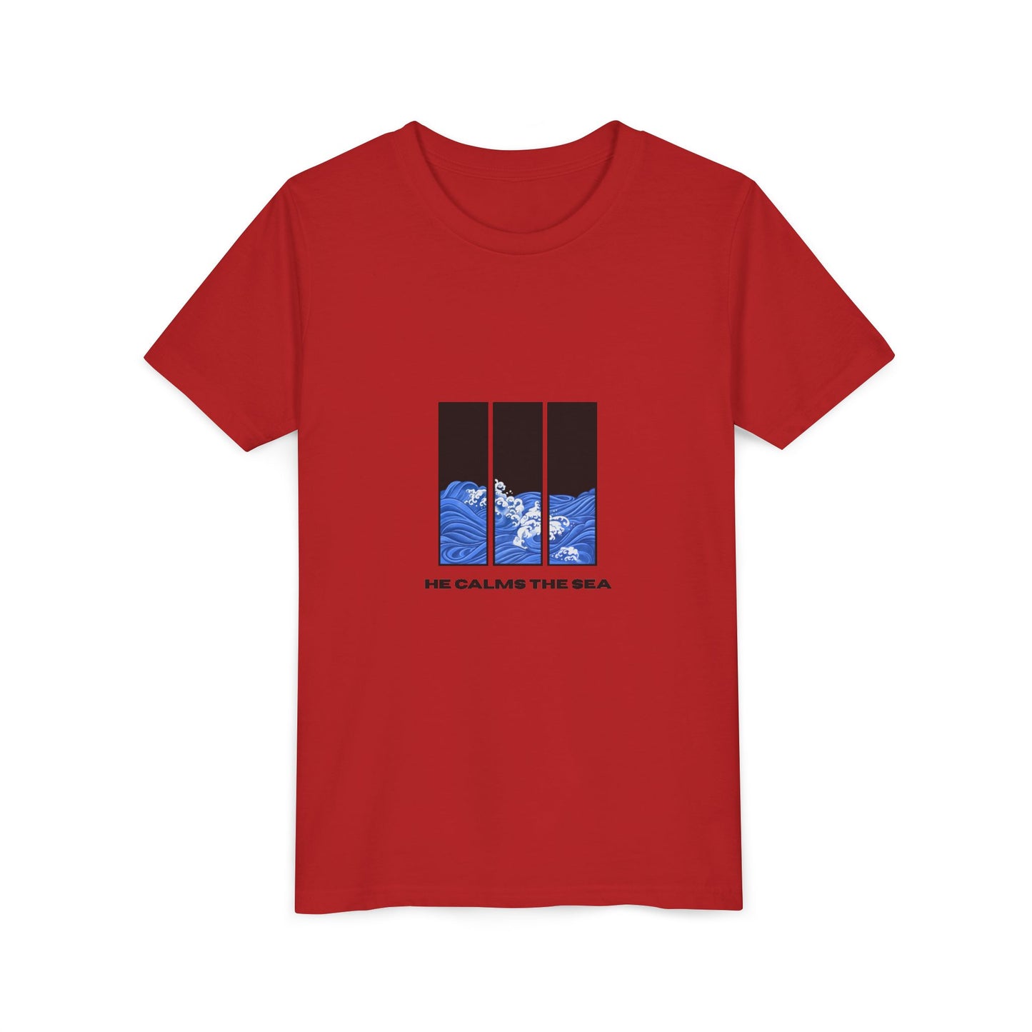 Youth Tee - He calms the sea