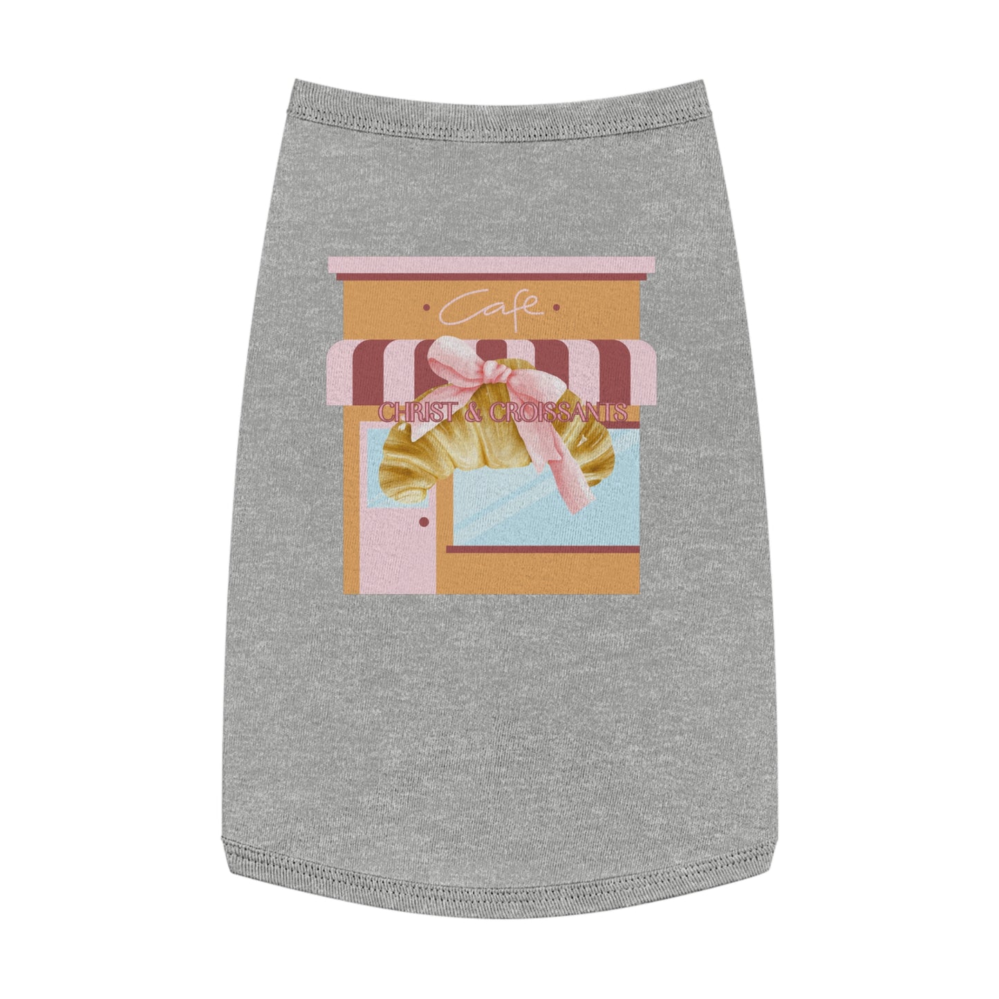 Pet Tee- Christ & croissants