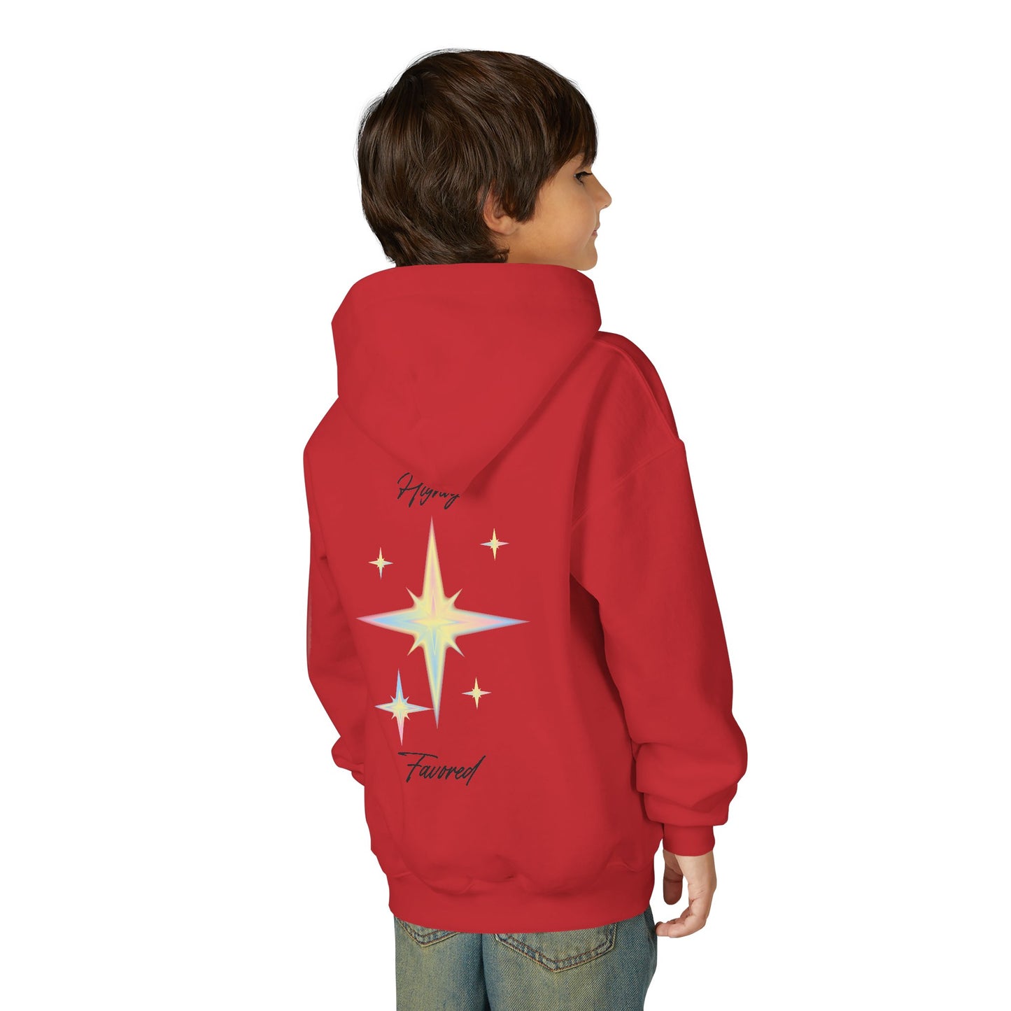 Youth Hoodie — "Highly Favored"