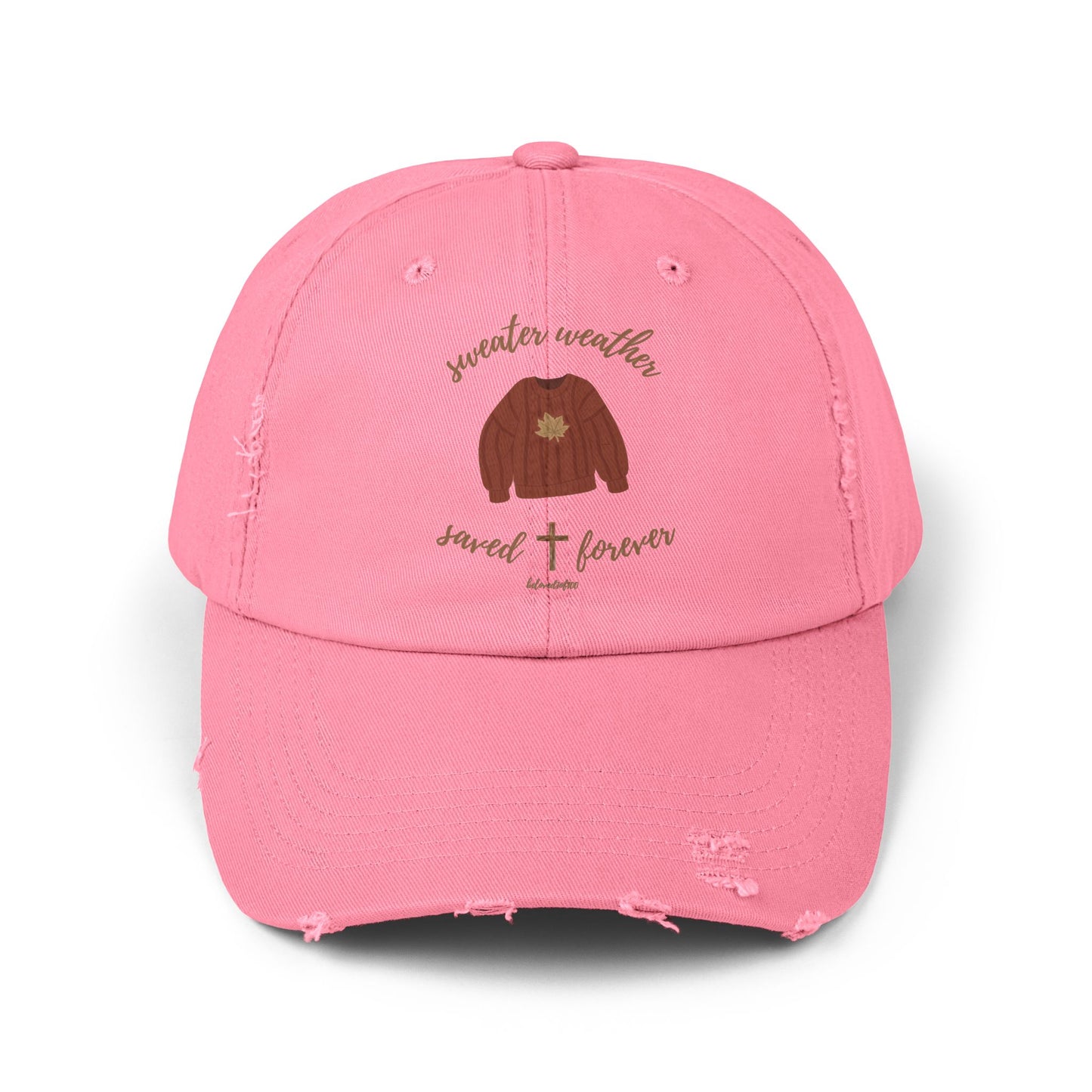 Distressed Cap - Saved forever