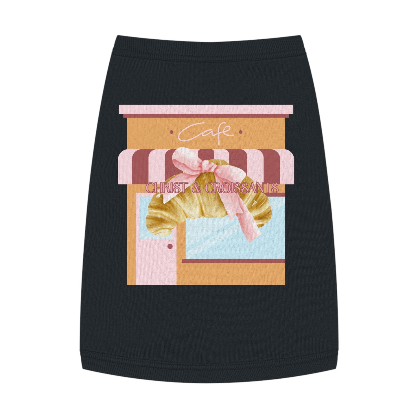 Pet Tee- Christ & croissants