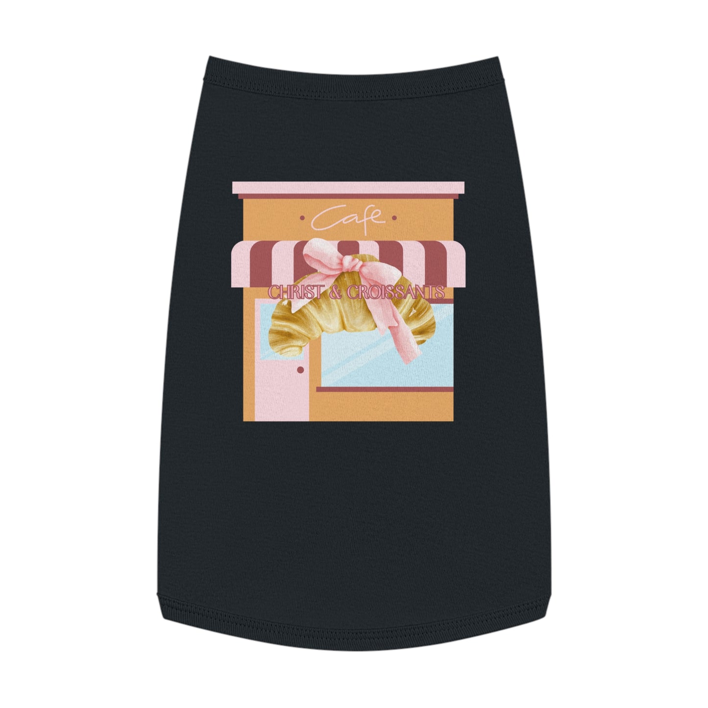 Pet Tee- Christ & croissants