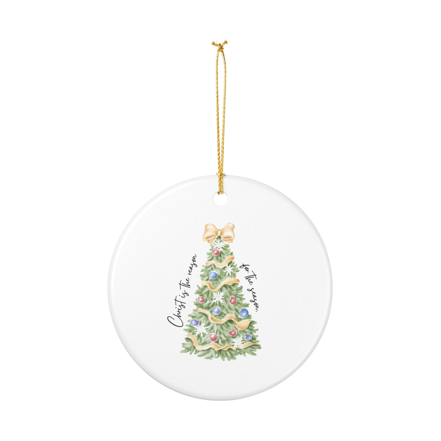 Christmas Ceramic Ornament - Miracle Worker