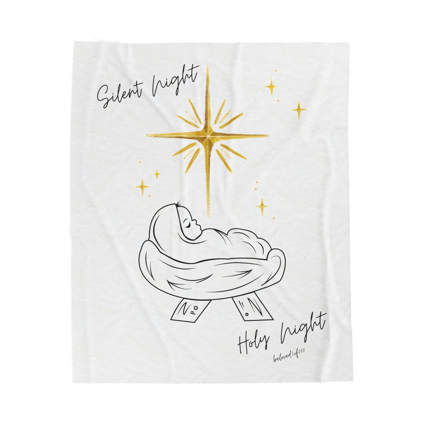 Plush Blanket- Holy Night