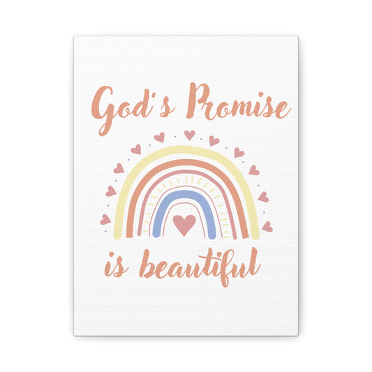Canvas Print- God's promise is beautiful